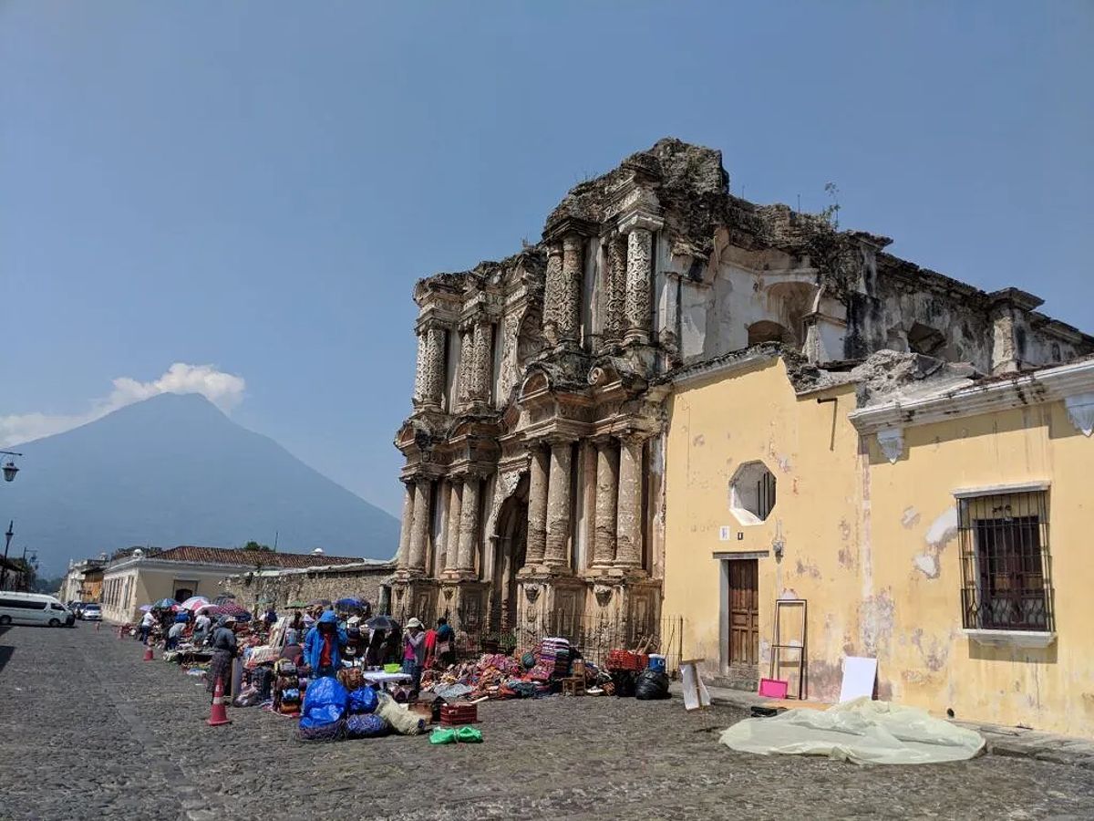 El Carmen Church Ruins in Antigua